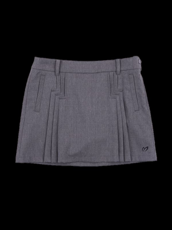 사이드 플리츠 스커트