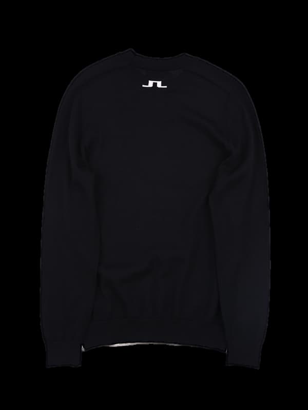 로고 배색 긴팔니트