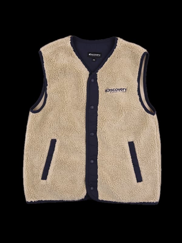 [키즈] 플리츠 베스트 집업 