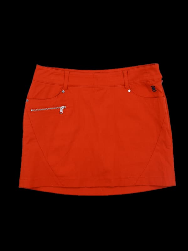 코튼 미니 스커트