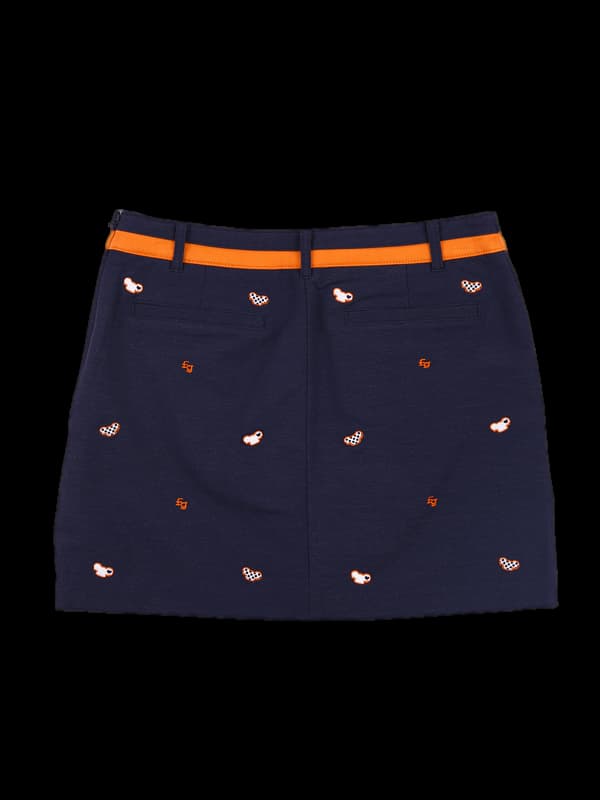 패턴 기모 스커트