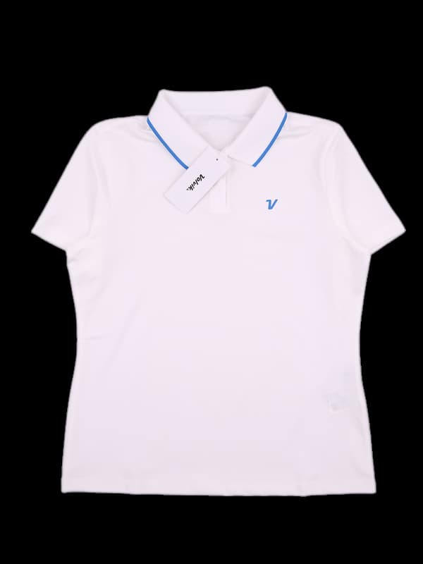 [새상품][2025] 배색 카라 반팔 