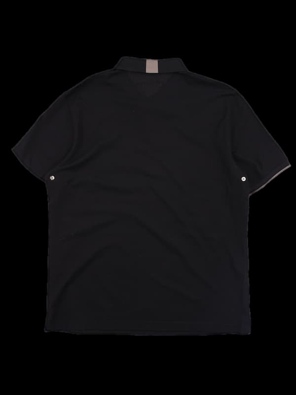 [남성] 배색 로고 반팔