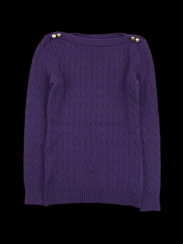 보트넥 꽈배기니