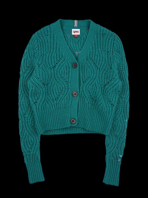 울 긴팔 가디건