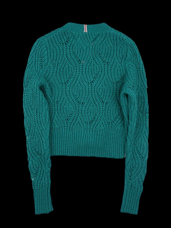 울 긴팔 가디건