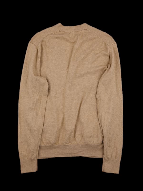 코튼 브이넥 긴팔가디건