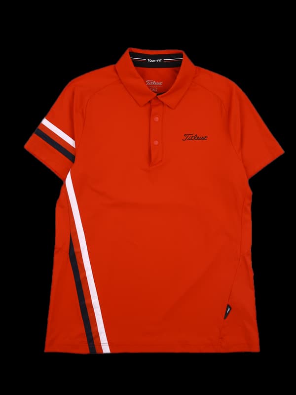 [남성] 카라 사선 반팔 