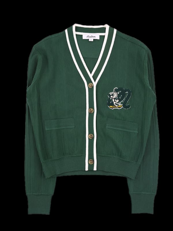 브이넥 긴팔니트 