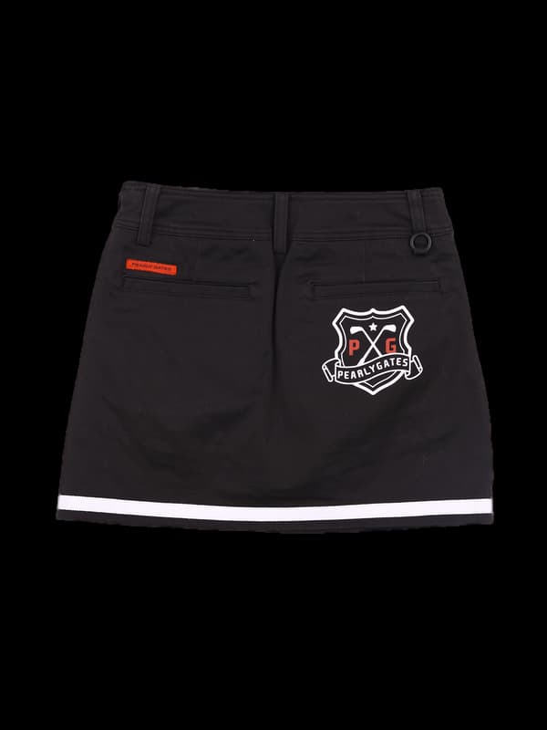 코튼 언발 미니스커트