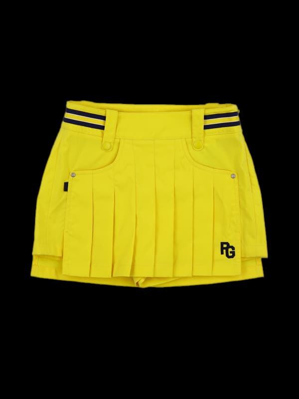 로고 주름 스커트 팬츠