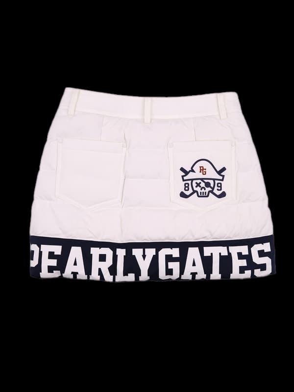 다운 로고 스커트