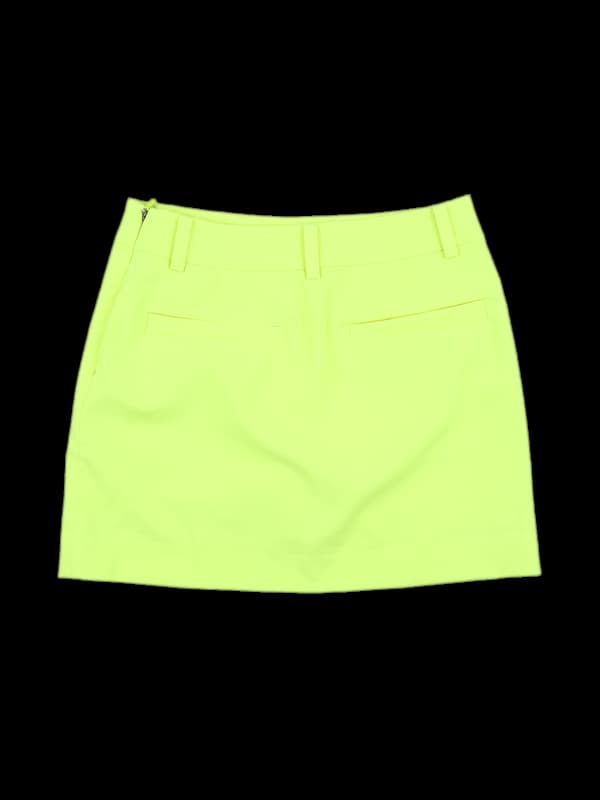 로고 사선 언발 스커트 