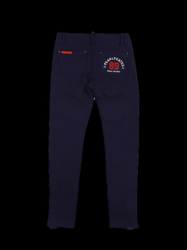 로고 다운 기모 팬츠