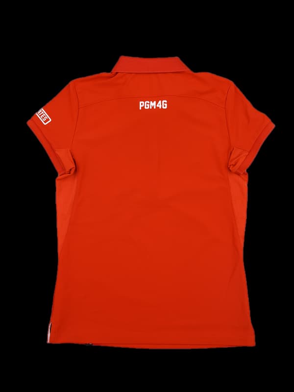 로고 카라 슬림 반팔