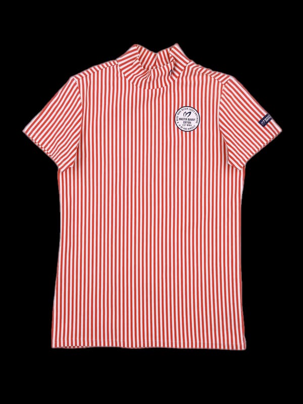 코튼 하이넥 반팔