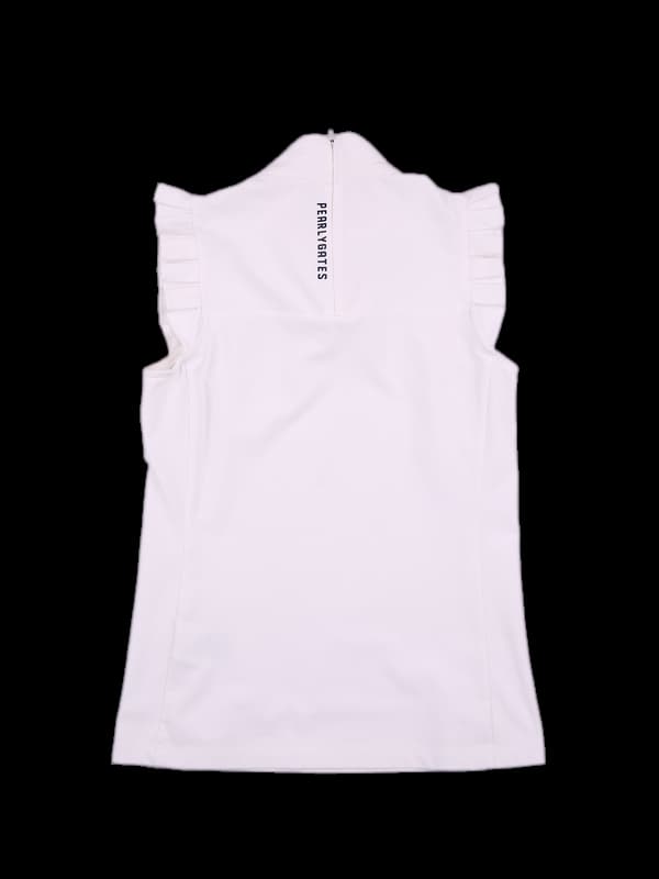 프릴 포인트 민소매 