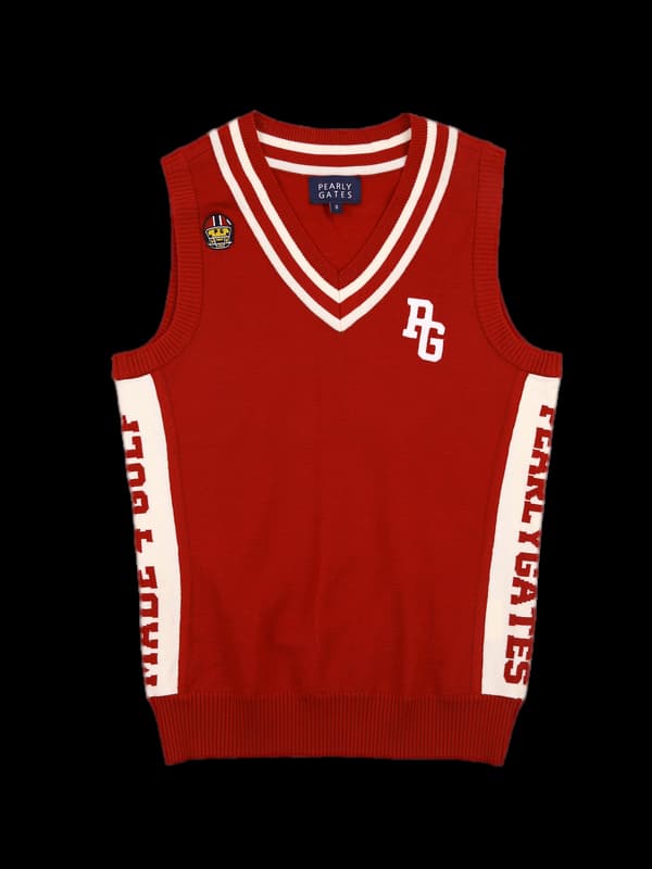 울 사이드 로고 니트베스트