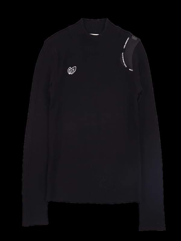 레이온 골지 긴팔니트