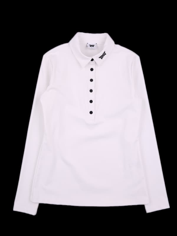 스트레치 패턴 카라 긴