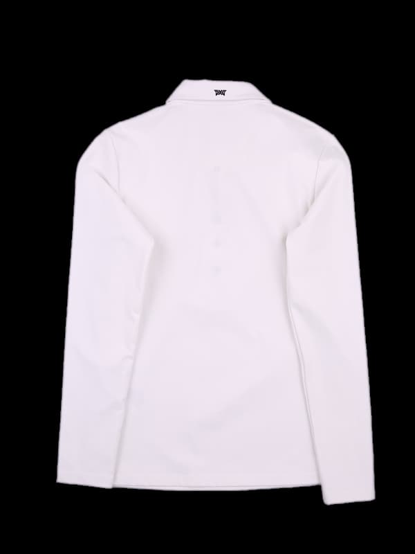 스트레치 패턴 카라 긴