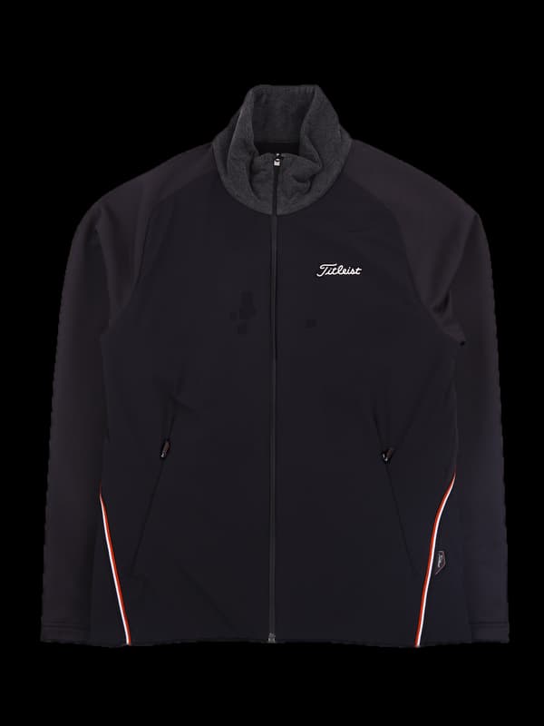 [남성] 배색 기모 긴팔집업 