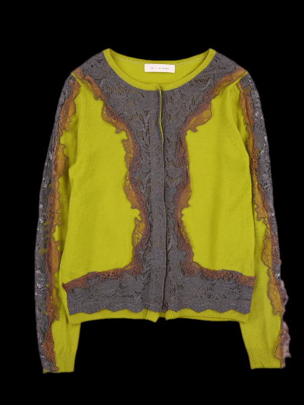 레이스 포인트 긴팔가디건