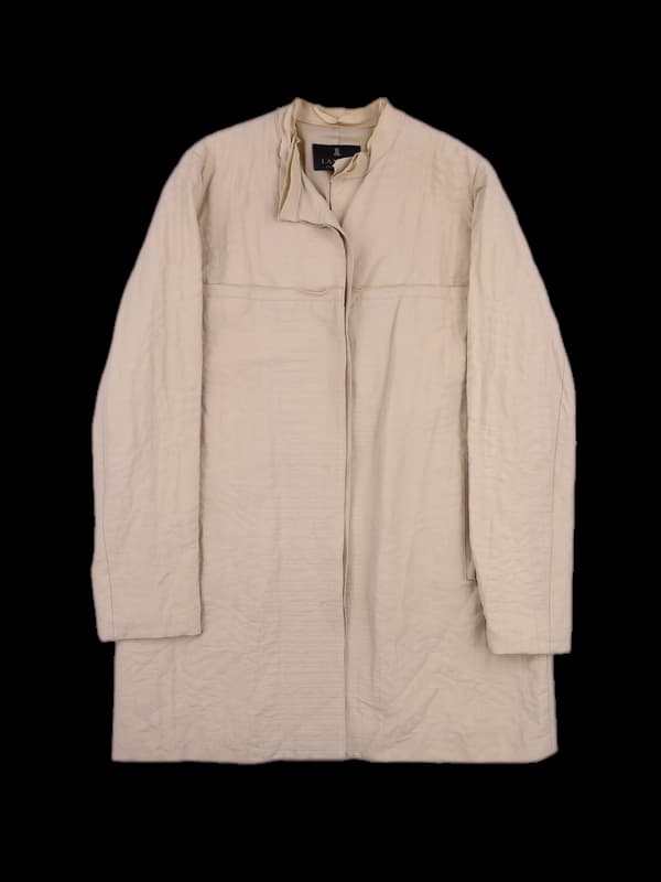 린넨 패턴 자켓 