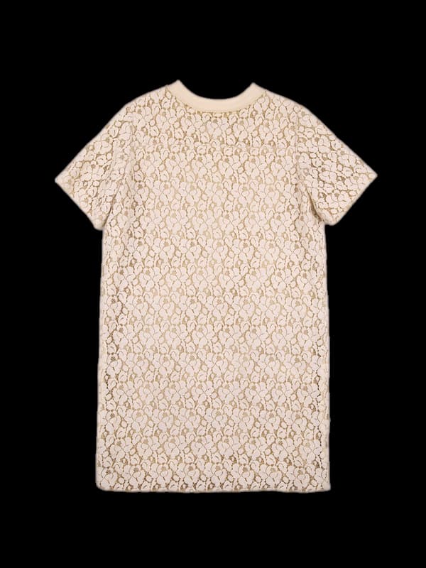 코튼 플로어 레이스 원피스