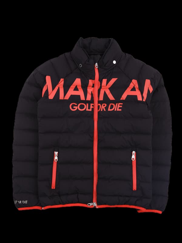 빅로고 다운 점퍼