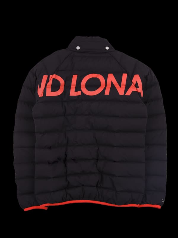 빅로고 다운 점퍼