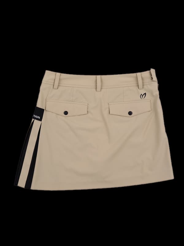 사이드로고 언발 스커트