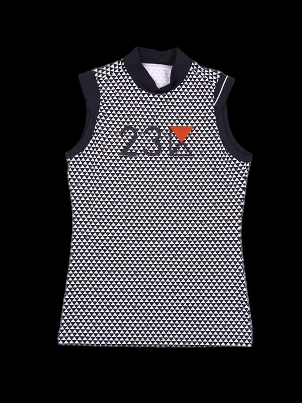 빅로고 패턴 민소매 