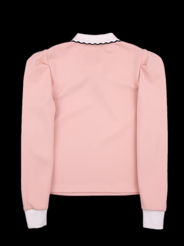 어깨 포인트 카라 반팔