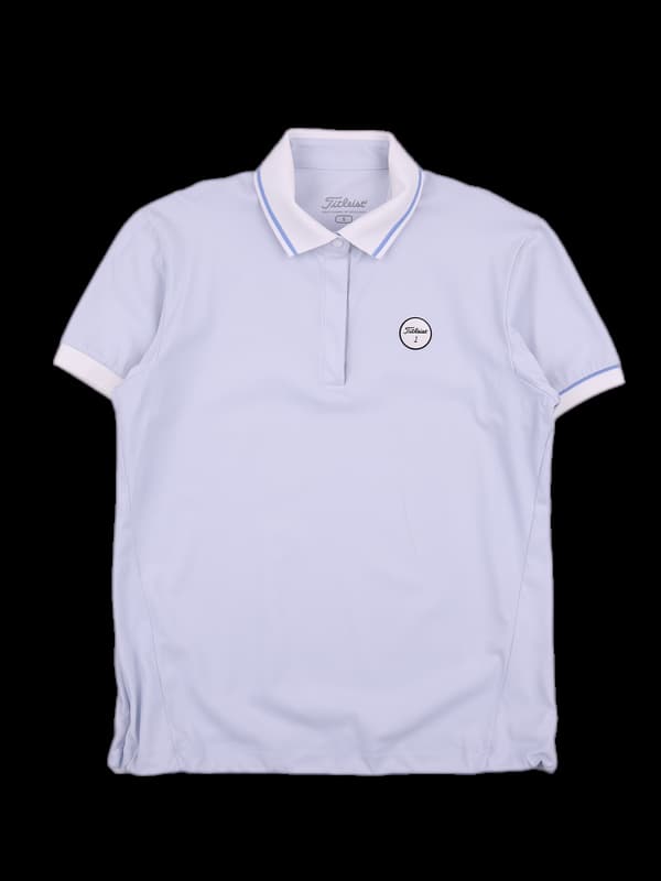 카라 배색 반팔