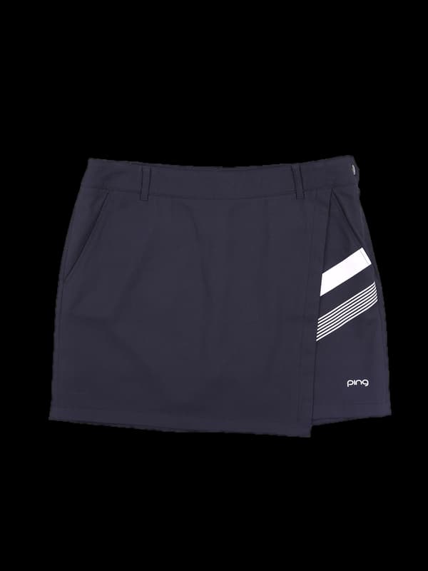 폴리 언발 스커트 