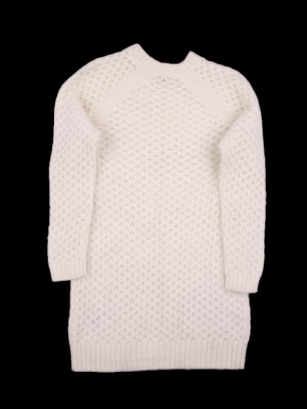 코튼 패턴 긴팔니트