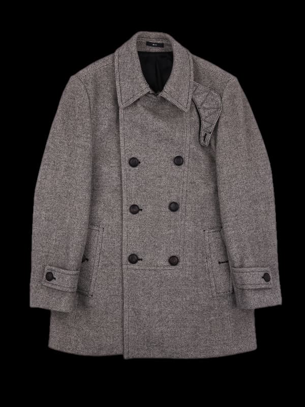 [남성] 앙고라 투버튼 반코트