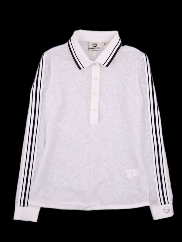 시스루 카라 긴팔