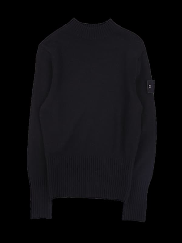 울 사이드로고포인트 니트