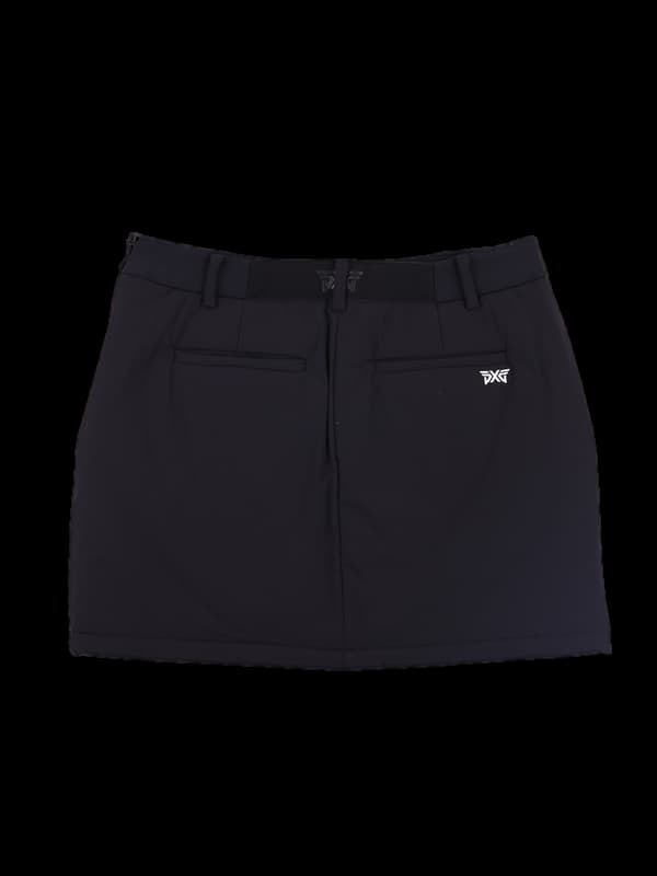 로고 다운 미니스커트 