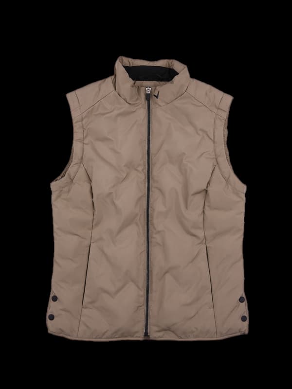 로고 패턴 패딩베스트