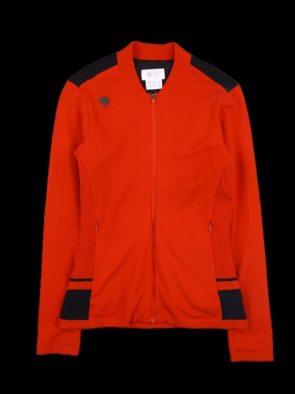 니트 슬림 긴팔집업 