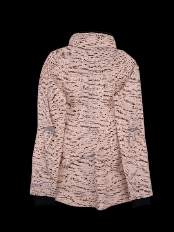 나일론 패턴 후드 점퍼