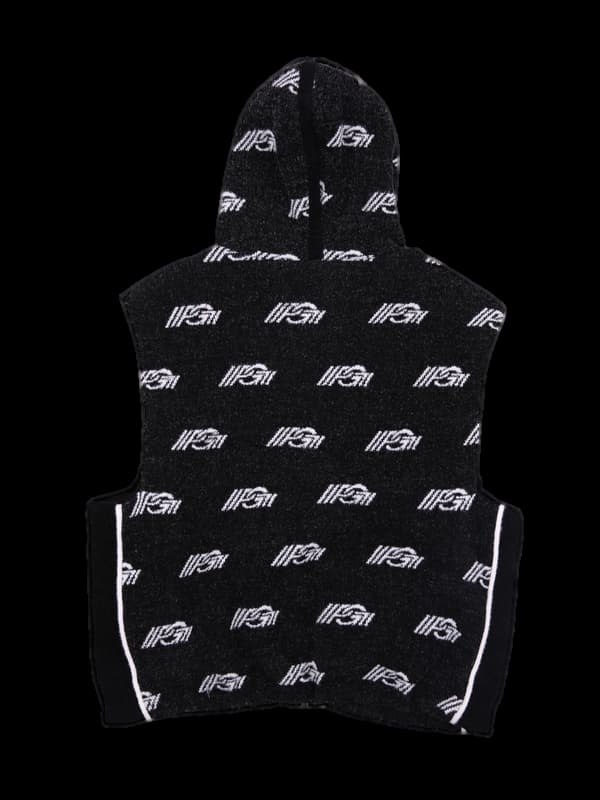 방풍  후드 베스트 집업 