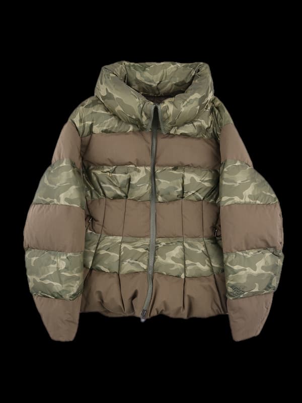 다운 밀리터리 슬림 점퍼