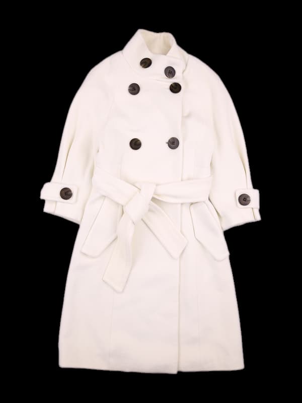 앙고라 투버튼 코트