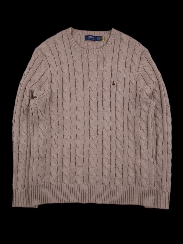 [남성] 꽈배기 긴팔니트