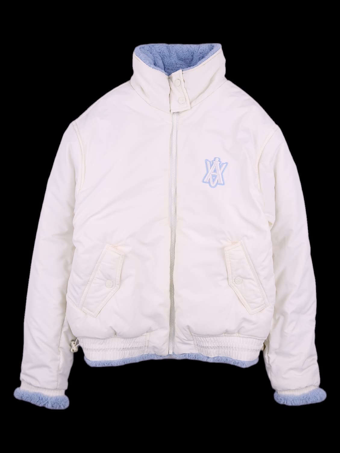 리버시블 퍼 점퍼