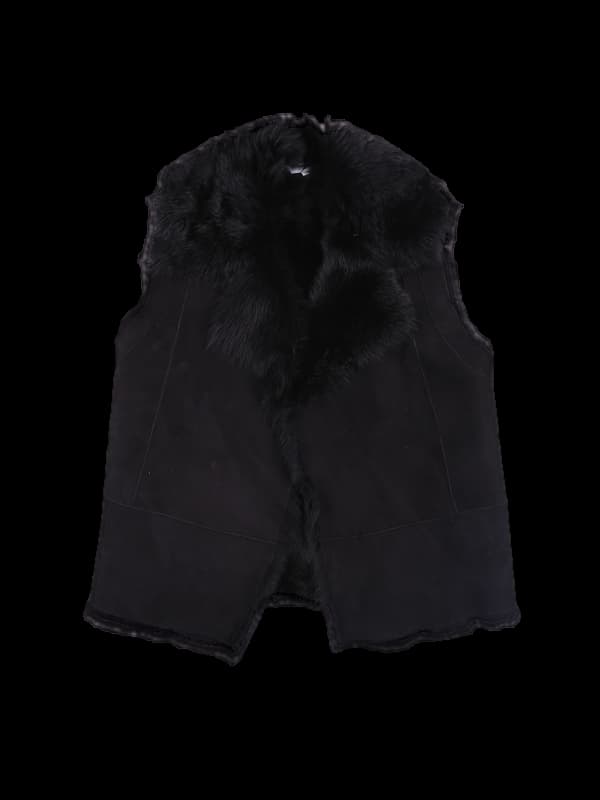 양가죽 털 베스트
